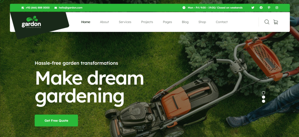 Gardon – Gardening & Landscape