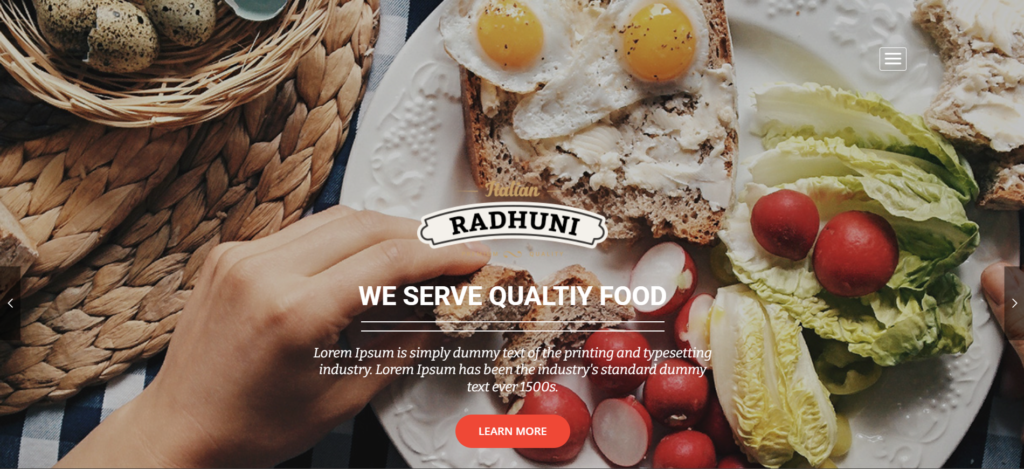 Italian Radhuni – Restaurant