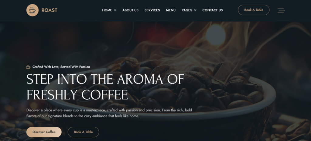 Roast – Coffee Shop